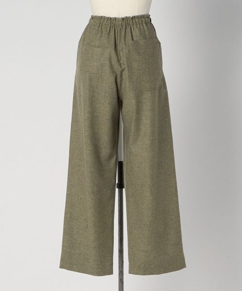 ウールカシミヤドロストパンツ