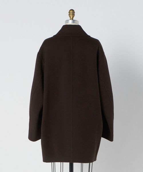 定価97,000円 美品 ユナイテッドアローズ チェスターコート ダブルフェイス ダブルフェイスショールカラーコート