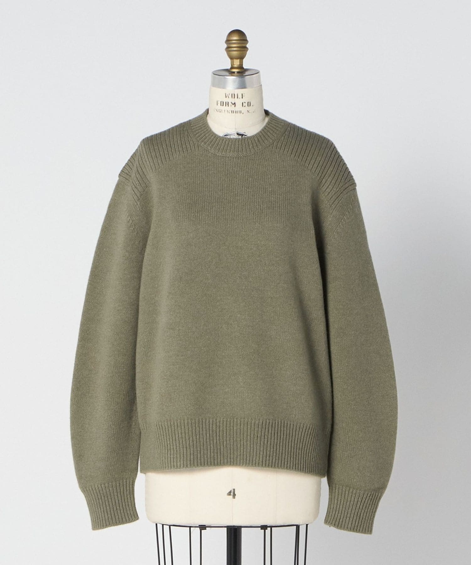 FALL 5Gウールカシミヤクルーネックニット