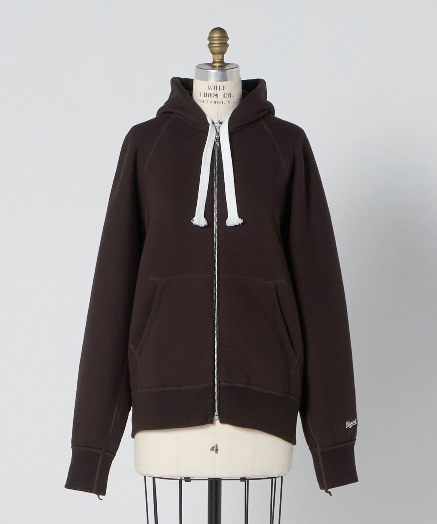 吊り裏毛ジップパーカー 吊り裏毛ジップパーカー