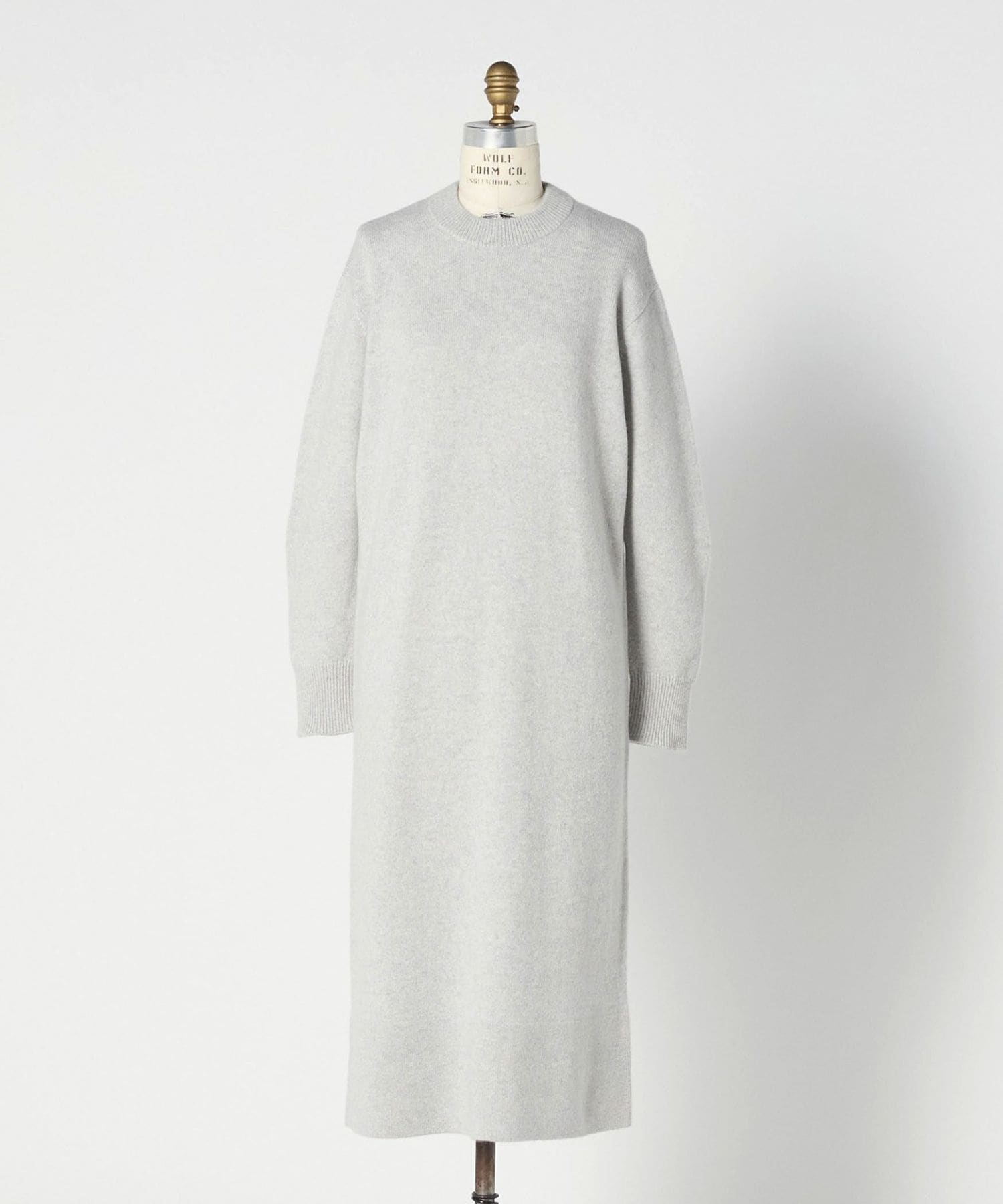 M.WINTER 7Gクルーネックニットワンピース