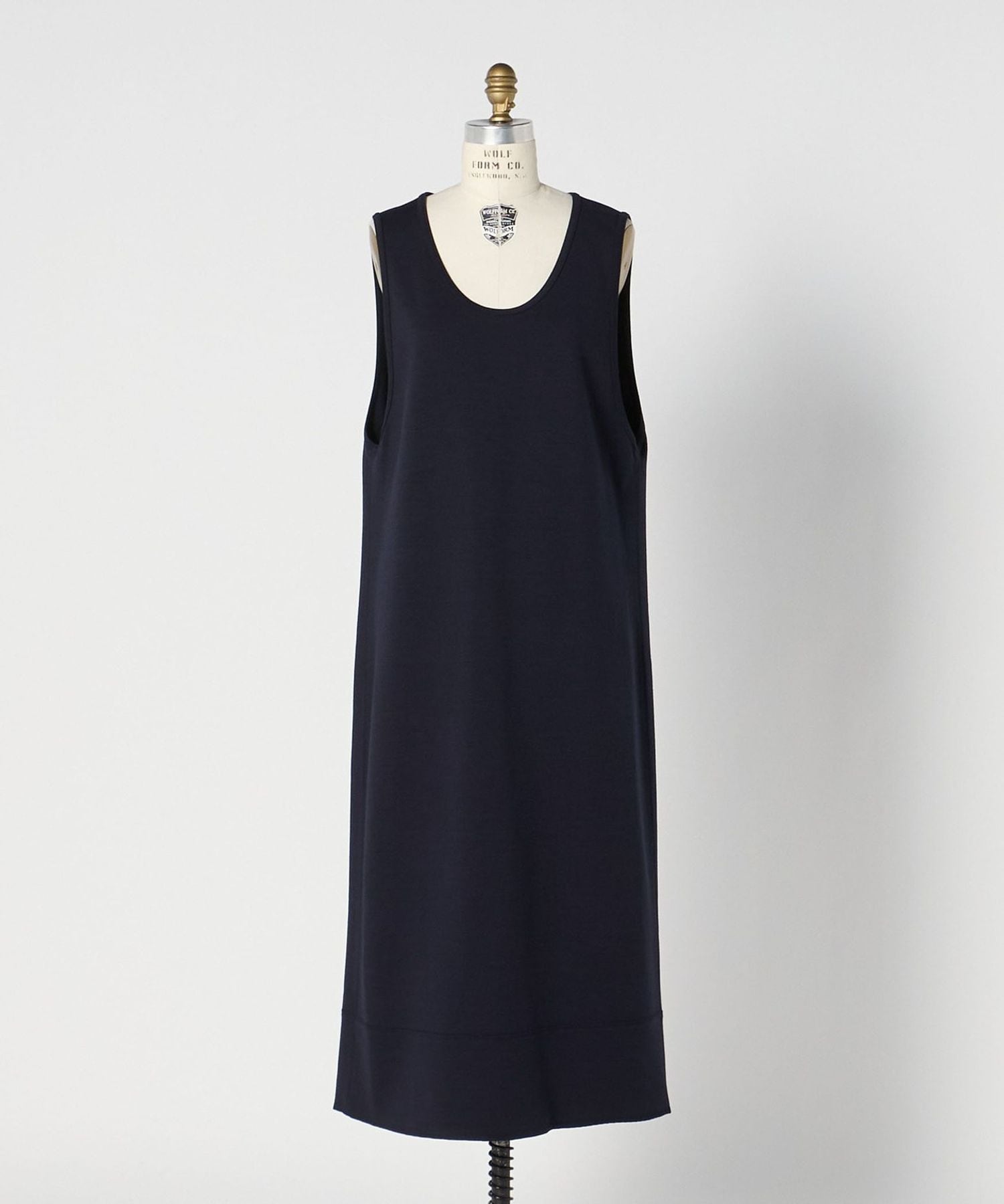 BLMK Uネックノースリーブワンピース