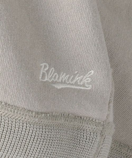 BLAMINK ロゴショートスリーブ　白　2 BLAMINK(ブラミンク)｜コットンロゴパッチショートスリーブ