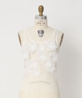 BLAMINK/＜PASKAL x BLAMINK＞ SHEER TOP シアーノースリーブ/タンクトップ / キャミソール