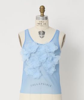 BLAMINK/＜PASKAL x BLAMINK＞ SHEER TOP シアーノースリーブ/タンクトップ / キャミソール