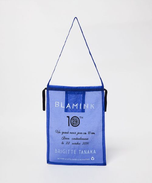 BRIGITTE TANAKA/＜BRIGITTE TANAKA x BLAMINK＞10TH TOTE BLUE ショルダートートバッグ/ショルダーバッグ