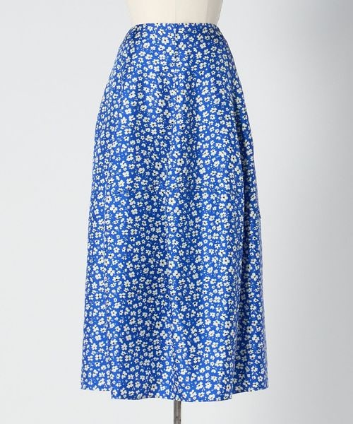 BLAMINK/RESORT フラワープリントゴアードスカート/ミモレ / ロング