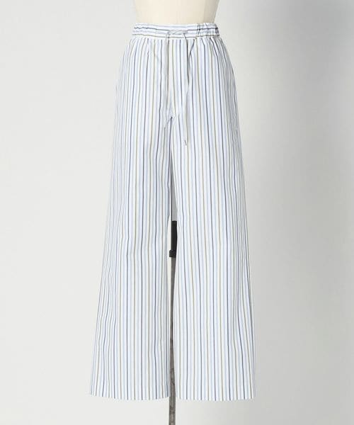 BLAMINK/RESORT ストライプドロストパンツ/イージーパンツ