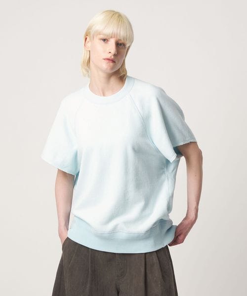 BLAMINK/BLMK R 吊り裏毛ラグランショートスリーブ/Tシャツ / カットソー