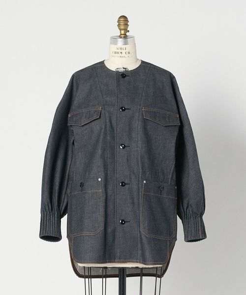 BLAMINK/RESORT ボリュームスリーブデニムジャケット/デニムジャケット