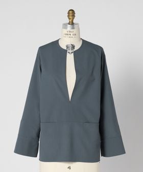 BLAMINK/BLMK R スリットネックブラウス/シャツ / ブラウス