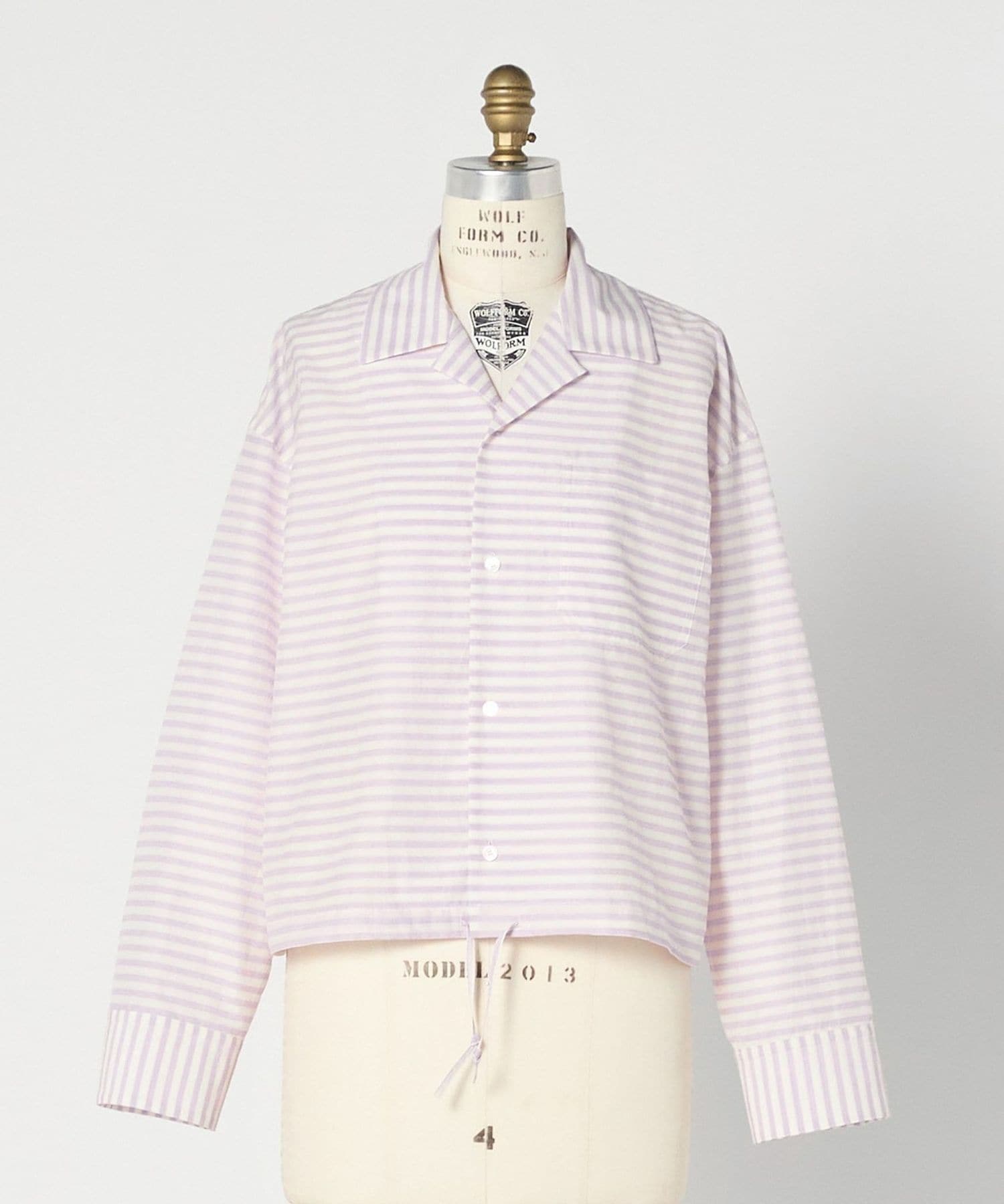 RESORT ボーダーロングスリーブシャツ