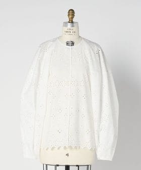 BLAMINK/RESORT エンブロイダリーボリュームスリーブブラウス/シャツ / ブラウス