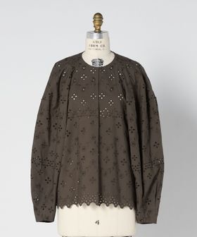 BLAMINK/RESORT エンブロイダリーボリュームスリーブブラウス/シャツ / ブラウス