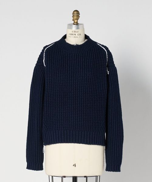 BLAMINK/RESORT 3Gクルーネックロングスリーブニット/ニット / セーター