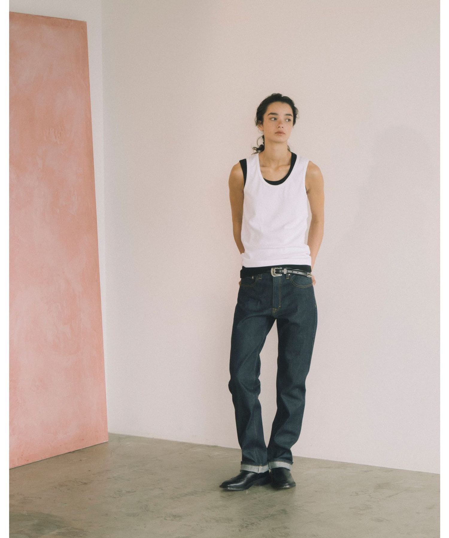 BLMK R リブタンクトップ