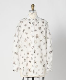 BLAMINK/SPRING2 フラワープリントレギュラーカラーシャツ/シャツ / ブラウス