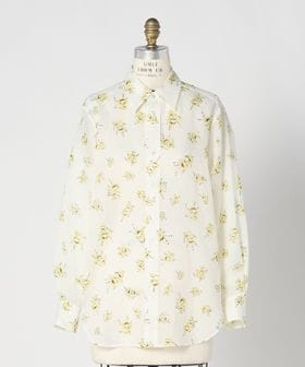 BLAMINK/SPRING2 フラワープリントレギュラーカラーシャツ/シャツ / ブラウス