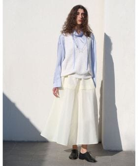 BLAMINK/SPRING ギャザーフレアスカート/ミモレ / ロング