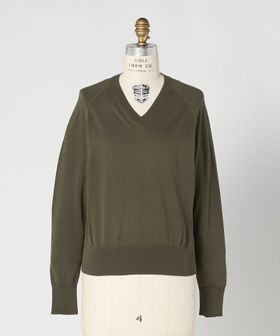 BLAMINK/SPRING 18GVネックロングスリーブニット/ニット / セーター