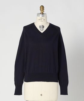 BLAMINK/SPRING 18GVネックロングスリーブニット/ニット / セーター