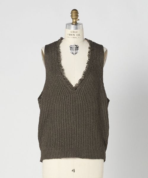 BLAMINK/SPRING フリンジベスト/ニット / セーター