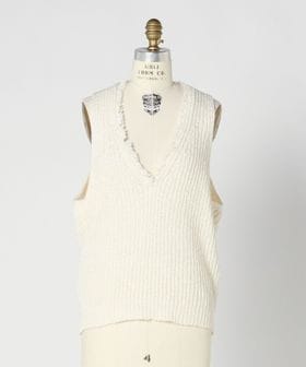 BLAMINK/SPRING フリンジベスト/ニット / セーター