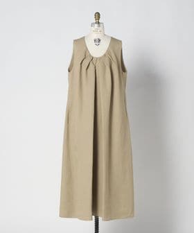 BLAMINK/SPRING2 ギャザーノースリーブワンピース/ワンピース