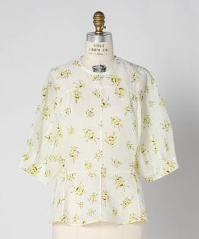 BLAMINK/SPRING2 フラワーショートスリーブブラウス/シャツ / ブラウス