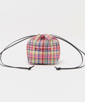 BLAMINK/BLMK チェックポーチバッグ/その他バッグ