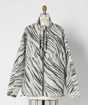 BLAMINK/SPRING2 ゼブラ柄ジップアップブルゾン/その他コート / ブルゾン