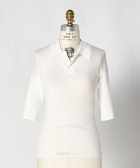 BLAMINK/BLMK 14Gレギュラーカラーショートスリーブニット/ニット / セーター