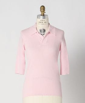 BLAMINK/BLMK 14Gレギュラーカラーショートスリーブニット/ニット / セーター