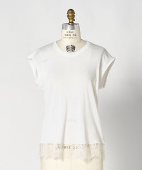 BLAMINK/BLMK レースリブノースリーブ/Tシャツ / カットソー