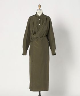 BLAMINK/SUMMER2 ラップロングスリーブワンピース/ワンピース