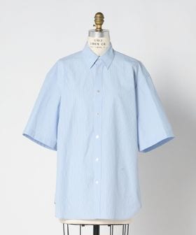 BLAMINK/BLMK ストライプレショートスリーブシャツ/シャツ / ブラウス