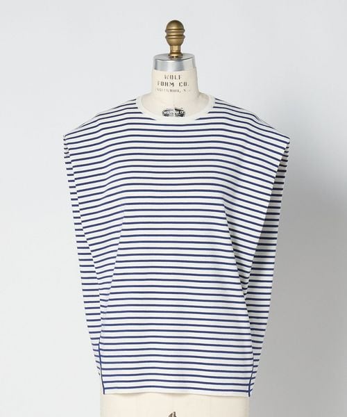 BLAMINK/SPRING2 18Gボーダーニットベスト/ニット / セーター