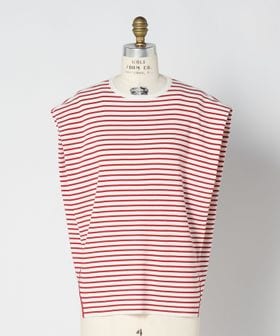 BLAMINK/SPRING2 18Gボーダーニットベスト/ニット / セーター