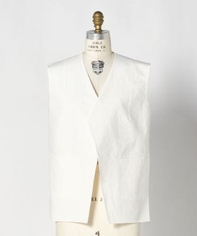 BLAMINK/SPRING2 コットンシルクベスト/ベスト