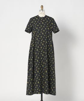 BLAMINK/SUMMER フラワークルーネックワンピース/ワンピース