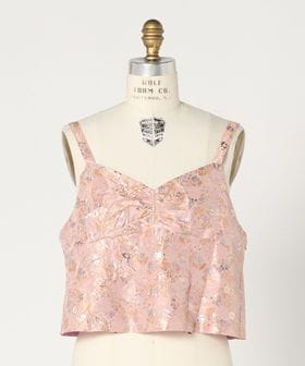 BLAMINK/SUMMER フラワージャガードキャミソール/シャツ / ブラウス