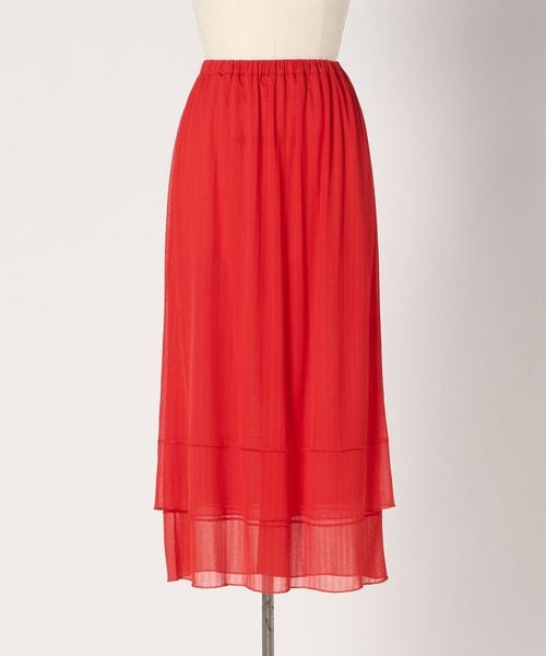 BLAMINK/SUMMER ジャガードダブルスカート/ミモレ / ロング