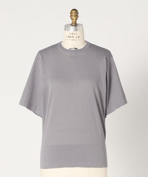 BLAMINK/SUMMER 18Gクルーネックショートスリーブニット/ニット / セーター