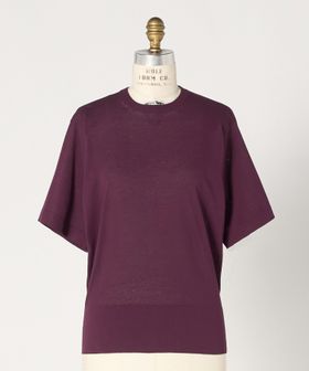 BLAMINK/SUMMER 18Gクルーネックショートスリーブニット/ニット / セーター