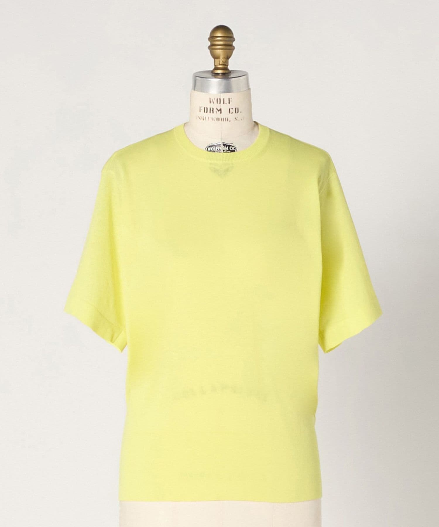 SUMMER 18Gクルーネックショートスリーブニット