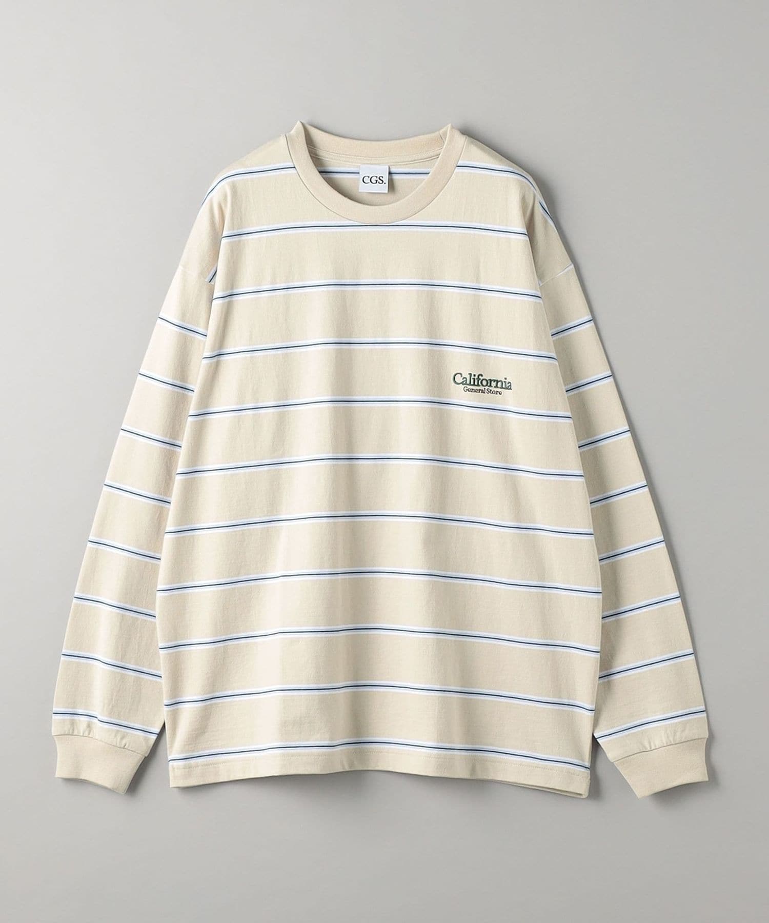 CGS.＞ オーガニックコットン ボーダー ロングスリーブ カットソー