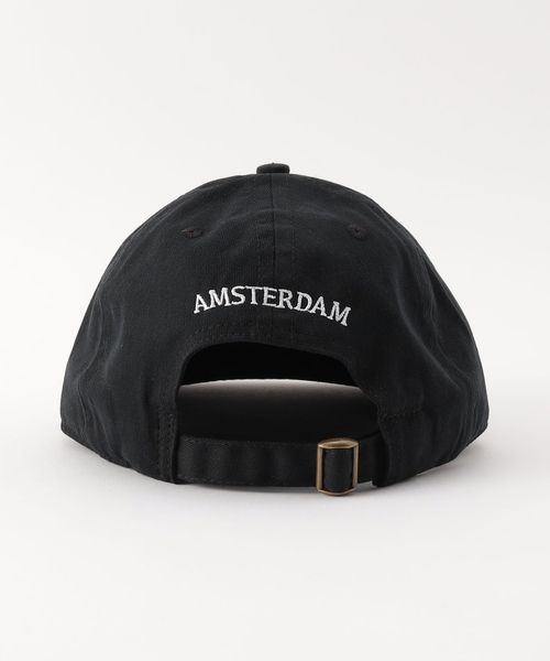 ユナイテッドアローズ　アゼニットキャップ　ブラック COOPERSTOWN BALL CAP ×AMSTERDAM WETSUITS＞ ブラックキャップ