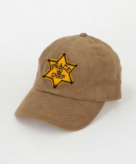 California General Store/＜Behind The River＞ビンテージ パッチ コーデュロイ キャップ/キャップ