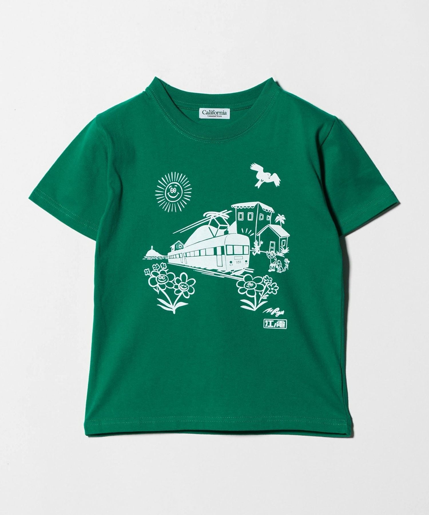 RYU AMBE× CGS.＞江ノ電 キッズ Tシャツ