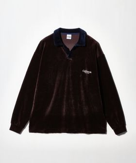 California General Store/＜CGS.＞オーガニックコットン ベロア スキッパー/ポロシャツ
